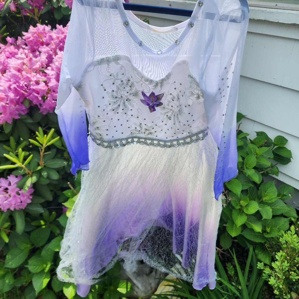 Enchanting Purple and White Kids Costume By Funma GUC Small